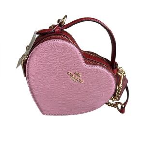 NWT Coach Heart Crossbody In Colorblock w/dustbag
